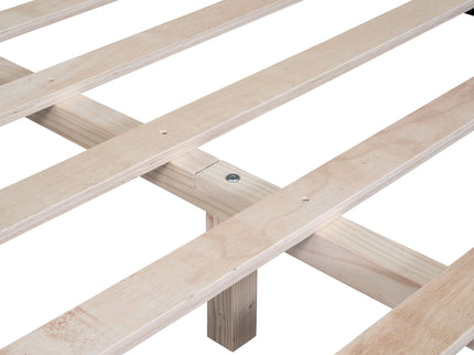 Platform Bed Frame With Slat Support