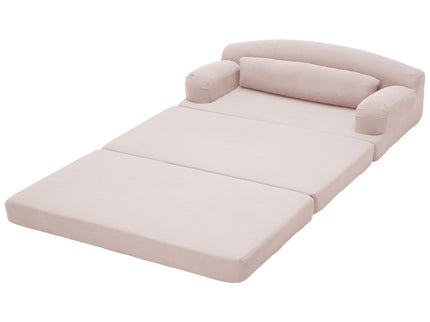 2 Seater Sofa Bed, Compact Foldable Floor Couch