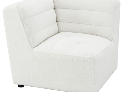 Nevve - 6 Piece Upholstered Tufted Sectional - Ivory