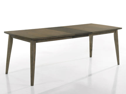 Bistro - Wide Contemporary Rectangle Dining Table With Extension Leaf
