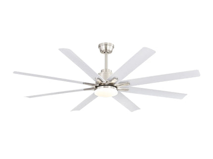 Ceiling Fan With Dimmable LED Light, 8 Blades, Reversible DC Motor, Remote Control