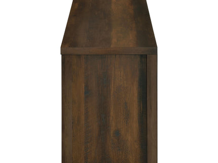 Clover - Fireplace TV Stand - Brown