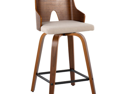 Ariana - Mid Century Modern Counter Stool (Set of 2)