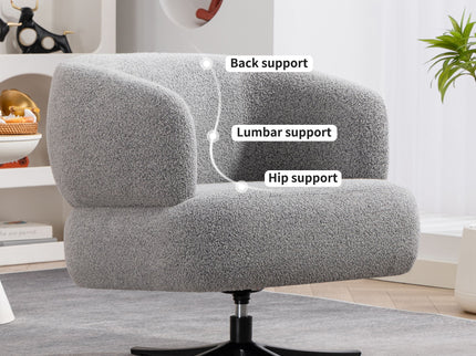 Cuddle Style Leisure Swivel Sofa Chair
