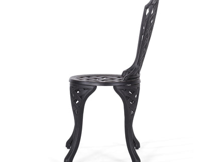 Bono Metal Bistro Set - Black