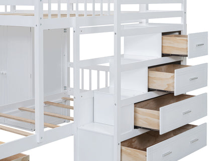 Bunk Bed With Wardrobe, Drawers