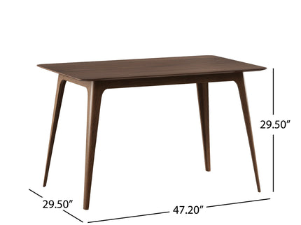 5 Piece Dining Set & 1 Table And 4 Upholstered Chairs - Mint / Walnut