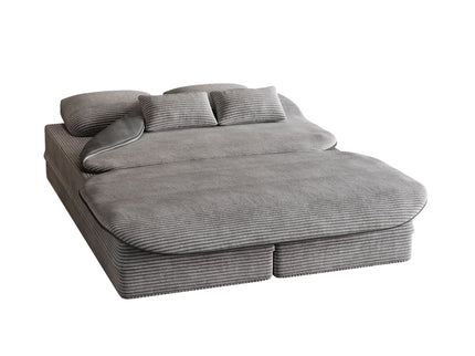 2 In 1 Foldable Sofa Bed With Multi Functional Blanket