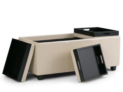 Avalon - Upholstered Storage Ottoman