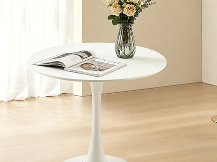 Round Dining Table With Tulip Style Base