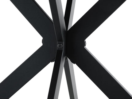 Extendable Round Dining Table - Walnut