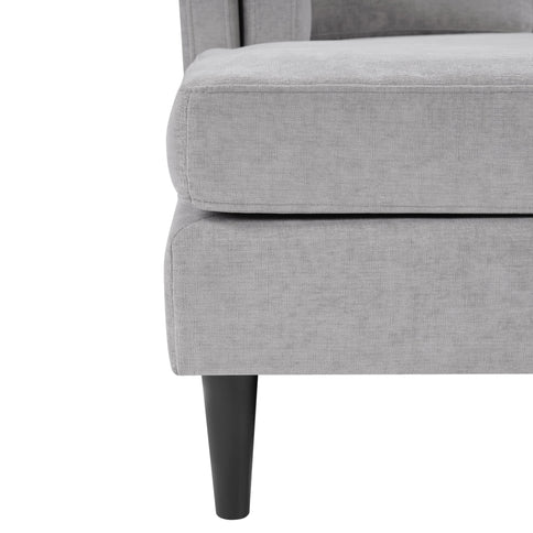 Chaise Lounge Sofa Bed With Dual Layer Armrests For Living Room