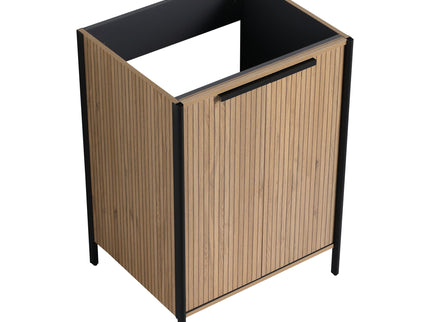 Contemporary Freestanding Bathroom Vanity With Adjustable Shelves