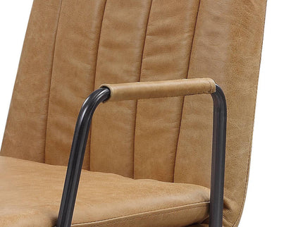 Eclarn - Top Grain Leather Office Chair - Brown