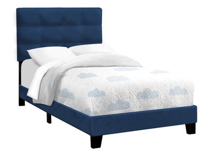 Bed, Upholstered, Frame Only, Transitional
