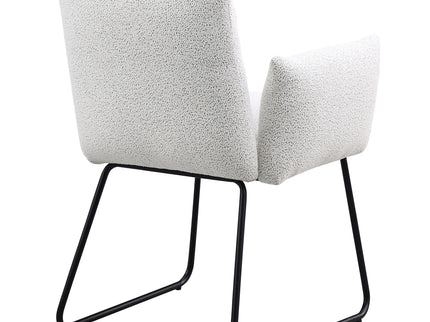 Donica - Upholstered Dining Arm Chair (Set of 2) - Light Gray