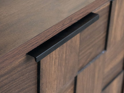 78" TV Stand With Storage Cabinets For Living Room - Walnut