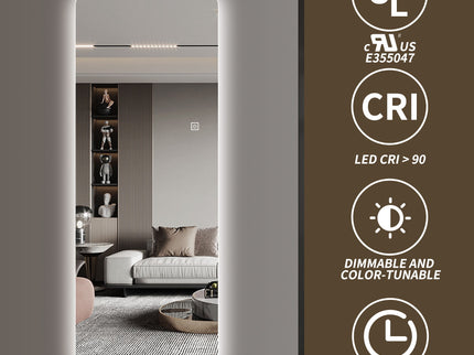 Wall Mounted LED Full Length Mirror