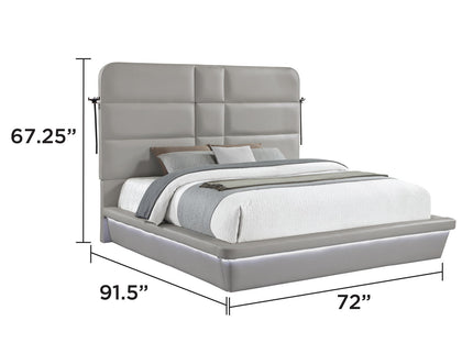Futura - Upholstered Bed With Tall Headboard