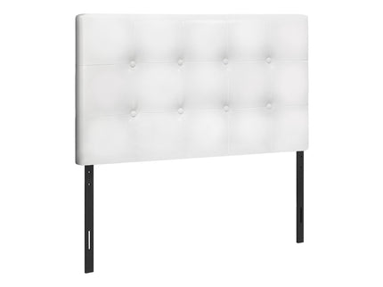 Twin Size, Bed Headboard Only, Upholstered, Transitional - White
