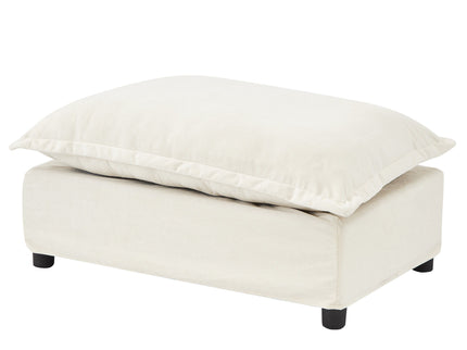 Modern Armchair Sofa With Movable Ottoman