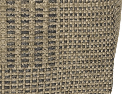 Delilah - Square Woven Pouf - Natural