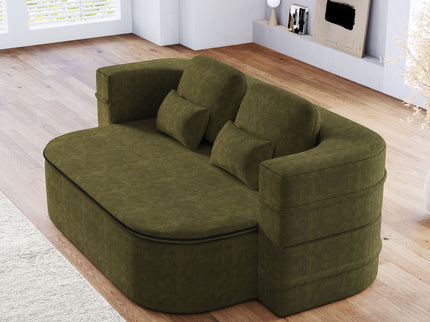 2 In 1 Foldable Sofa Bed With Multi Functional Blanket, Floor Lounge Sofa