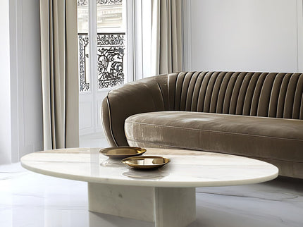 Luxury Coffee Table With Unique Veining, Unique Stone Design