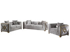 Pearl Silver / 3 Pc. Sofa, Loveseat, Chair