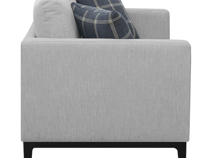 Montauk - 2 Piece Arms Living Room Set With Upholstered Seating - Light Gray