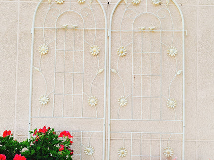 Metal Garden Trellis Rustproof Trellis For Climbing Plant Outdoor Flower Support