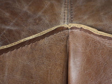 Brancaster - Grain Leather Sofa - Brown