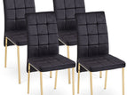 Black / 4 Pieces