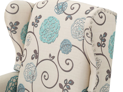 Westeros Wing Back Fabric Upholstered Recliner