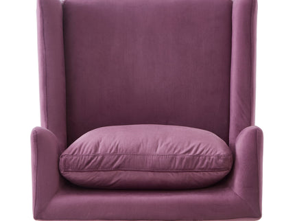 Elegant Curved Armrest Accent Armchair