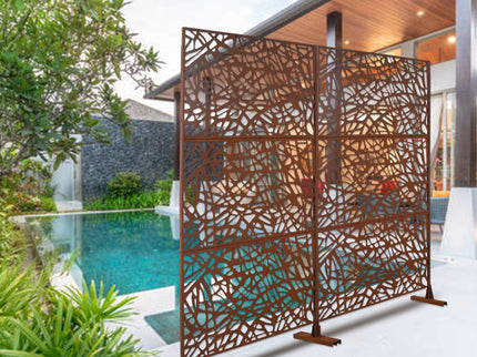 Outdoor & Indoor Freestanding Decorative Privacy Screen
