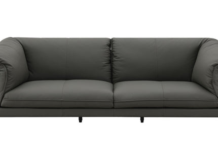 Tadi - Top Grain Leather Sofa - Black