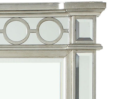 Varian - Mirrored Designed Mirror - Silver