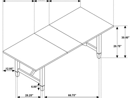 Jamie - Rectangular Dining Table Set