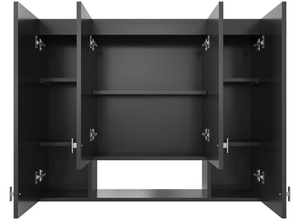 Wall Mounted Bathroom Cabinet With 5 Adjustable Shelves
