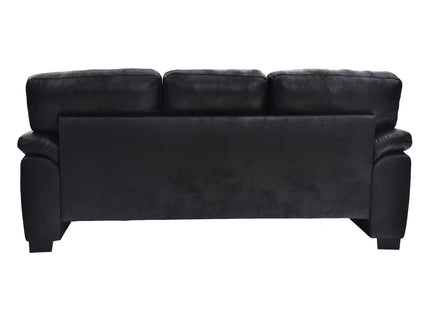 3 Seater Sofa With Padded Armrests And Triangular Leg