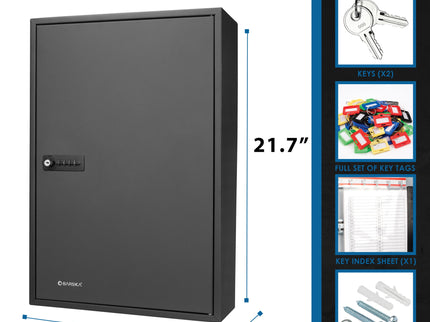 Adjustable Key Cabinet With Combination Lock