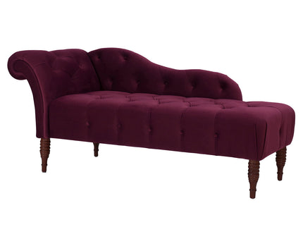Samuel - Tufted Roll Arm Chaise Lounge