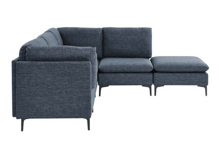 Upholstered Modular Sectional & Tall Legs
