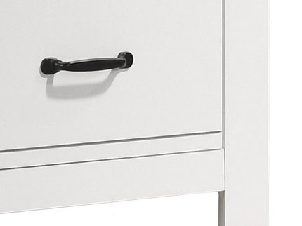 Cassini - 2 Drawer Nightstand Bedside Table - White