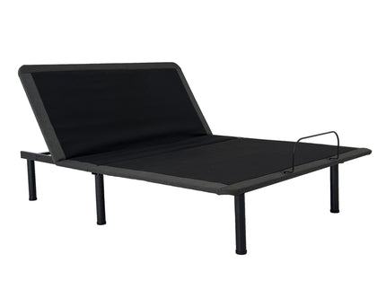 Queen Size Adjustable Bed Frame With Voice Activated Controls - Black
