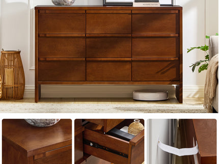 Sideboard Buffet Cabinet With Storage, 2 Doors 3 Drawers