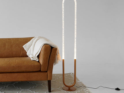 Zeon - LED Floor Lamp, 110 - 120V - Bronze