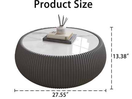 Drum Shaped Coffee Table