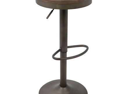 Dakota - Industrial Design Adjustable Barstool (Set of 2)